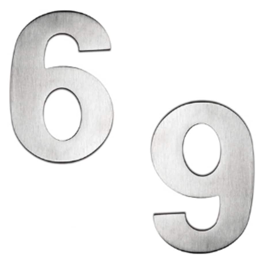 stainless steel door numbers